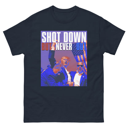 Shot Down But Never Out - TRUMP 2024 T-Shirt