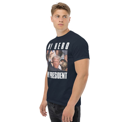 MY HERO MY PRESIDENT - OFFICIAL T-SHIRT - TRUMP 2024