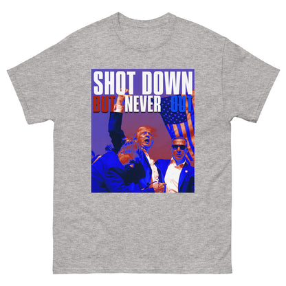 Shot Down But Never Out - TRUMP 2024 T-Shirt