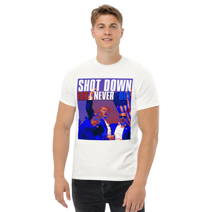 Shot Down But Never Out - TRUMP 2024 T-Shirt